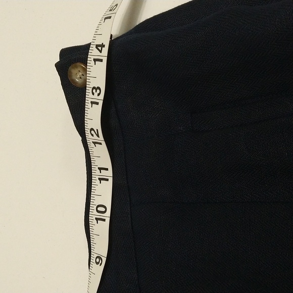 Talbot's Women's 2pc Navy Blue Pant Suit Matching Set Size 6/10 #W-739 - Picture 14 of 16